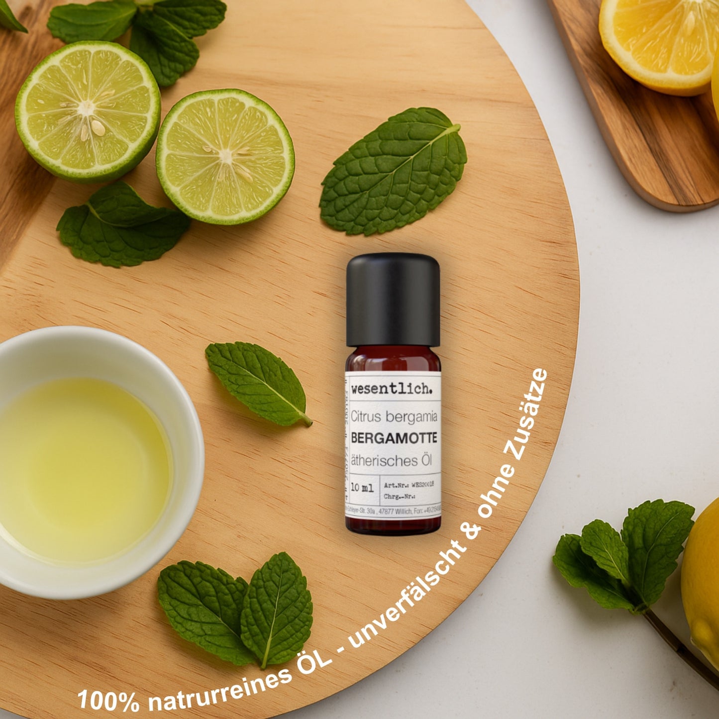 CellGenius Aromaset Bergamotte – naturreines ätherisches Öl | Zubehör für den CellActivator