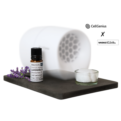 CellGenius Aromaset Lavendel – naturreines ätherisches Öl | Zubehör für den CellActivator